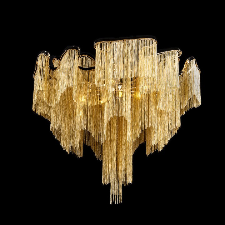 Потолочная люстра loft it stream 10208/1000c gold
