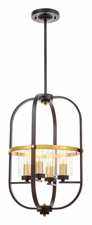 Люстра на штанге lumina deco monterey ldp 1141-4 bk+md
