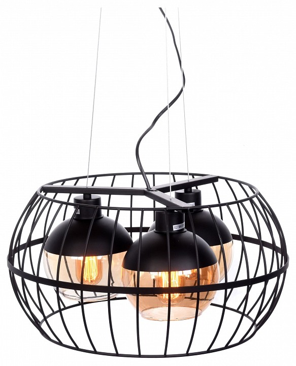 Подвесная люстра lumina deco optis ldp 11765-3 bk