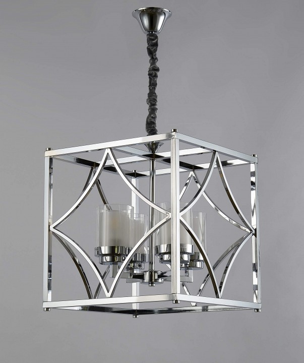 Подвесная люстра lumina deco quadrato ldp 1223-4 chr