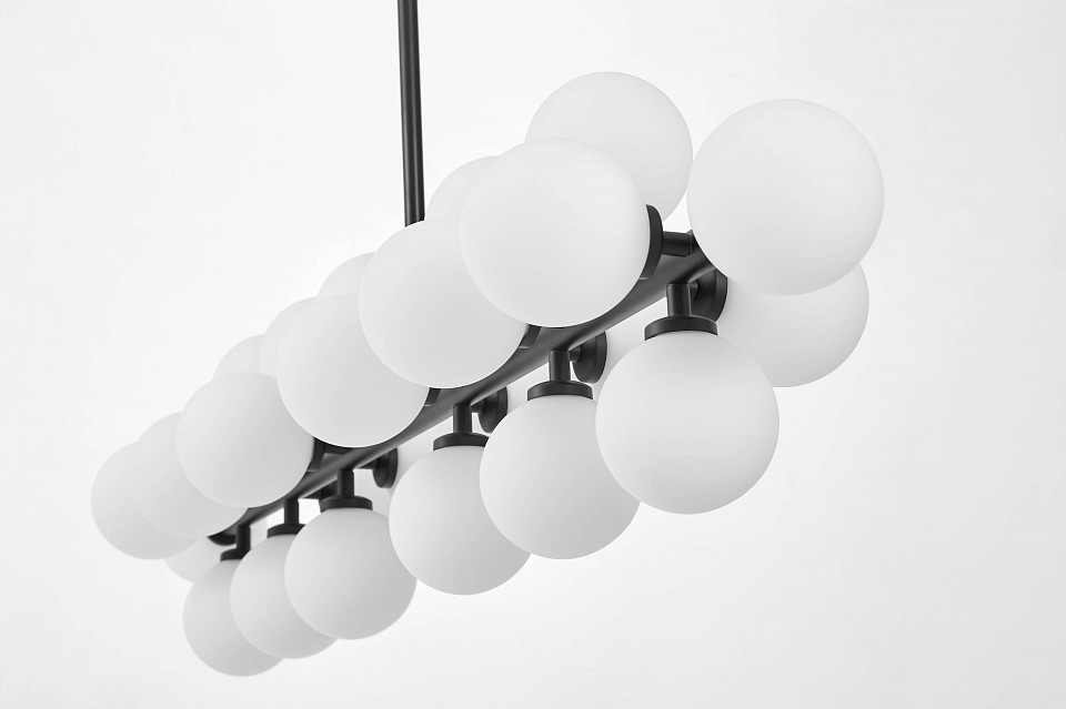Люстра на штанге lumina deco marsiada ldp 6033-24 bk