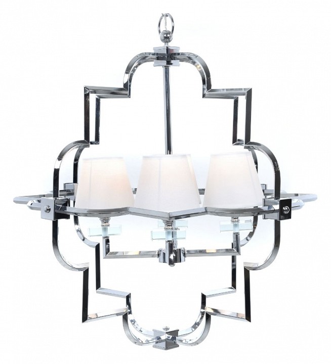 Подвесная люстра lumina deco baltimore ldp 8020-4 chr+wt