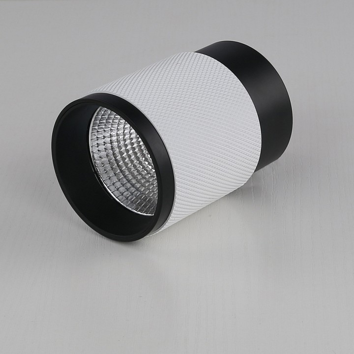 Накладной светильник iledex delta 1955-10w-3000k-36 bk+wh
