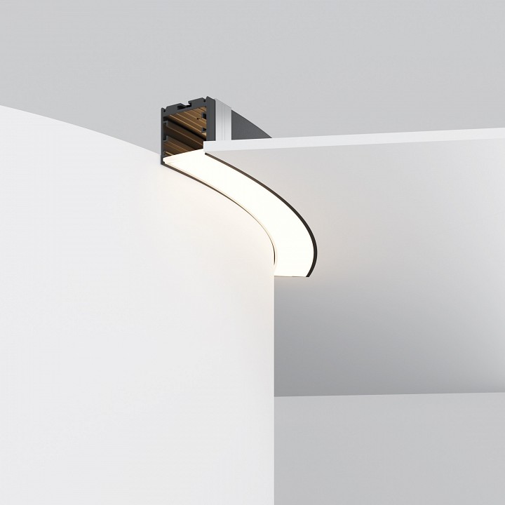 Профиль накладной maytoni led strip alm-3535r-b-d-45°-0.8m