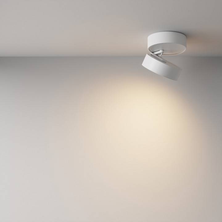 Накладной светильник maytoni onda c024cl-18w3k-w-1