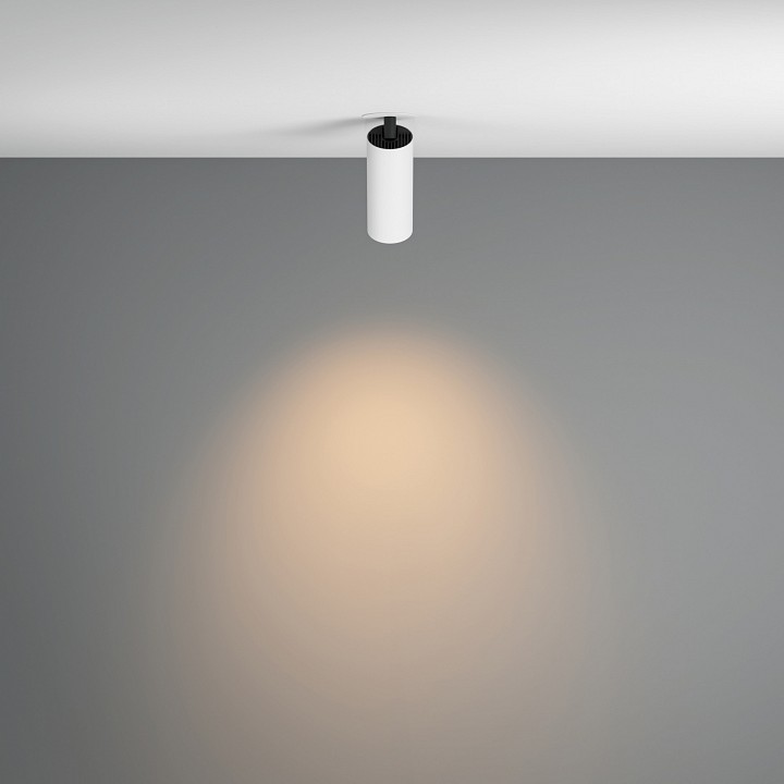 Спот maytoni focus led c053cl-l12w3k-w-w