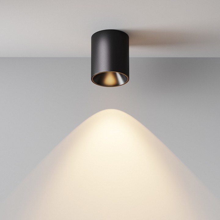 Накладной светильник maytoni alfa led c064cl-12w3k-rd-b