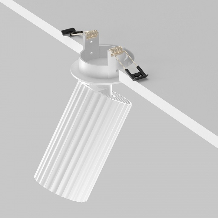 Встраиваемый светильник на штанге maytoni calipso c110cl-01-gu10-w