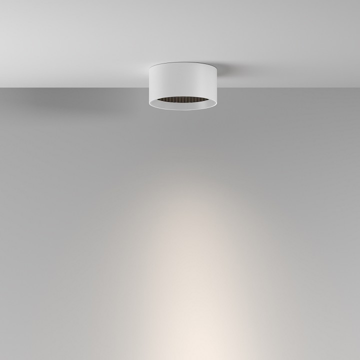 Накладной светильник maytoni glare c122cl-l7-4k-w