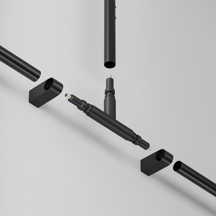 Соединитель t-образный для модульных светильников maytoni accessories for system axity ca007tc-b
