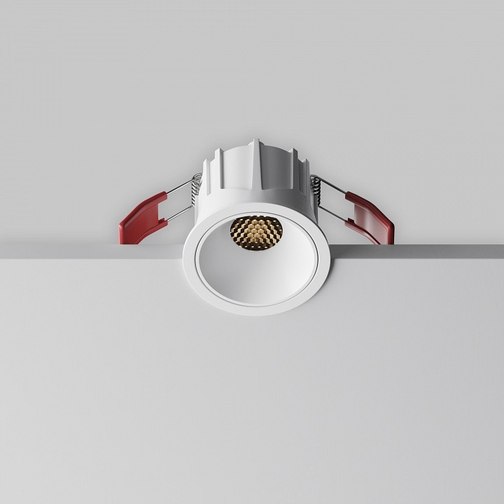 Встраиваемый светильник maytoni alfa led dl043-01-10w3k-rd-w-1