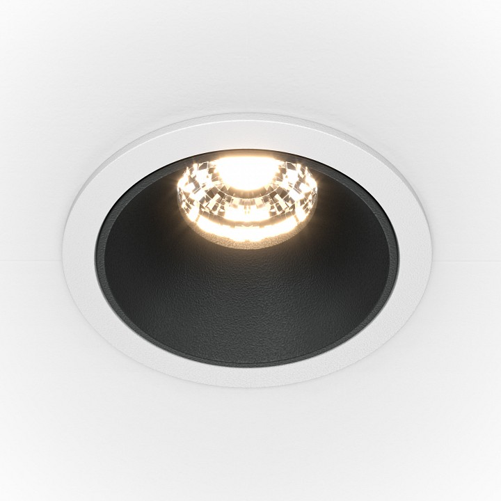 Встраиваемый светильник maytoni alfa dl043-01-10w3k-rd-wb