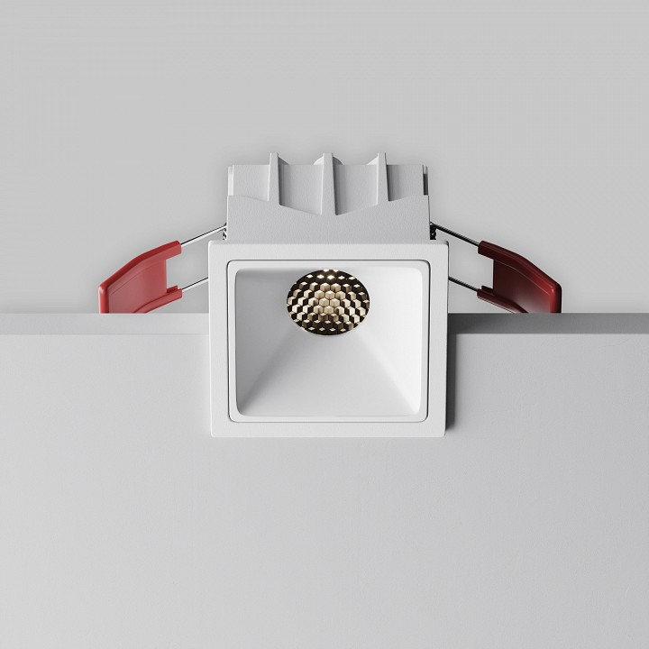 Встраиваемый светильник maytoni alfa led dl043-01-10w4k-sq-w-1