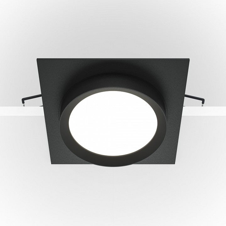 Встраиваемый светильник maytoni hoop dl086-gx53-sq-b
