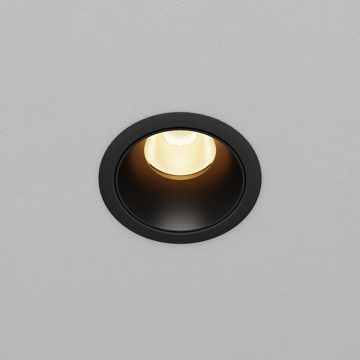 Встраиваемый светильник maytoni dip dl115-10w-2.7k-b