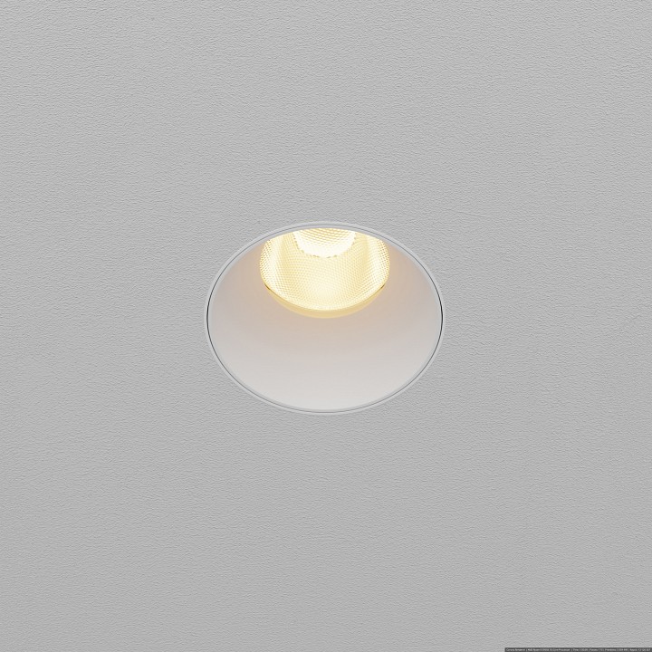 Встраиваемый светильник maytoni dip dl119-10w-2.7k-trs-w