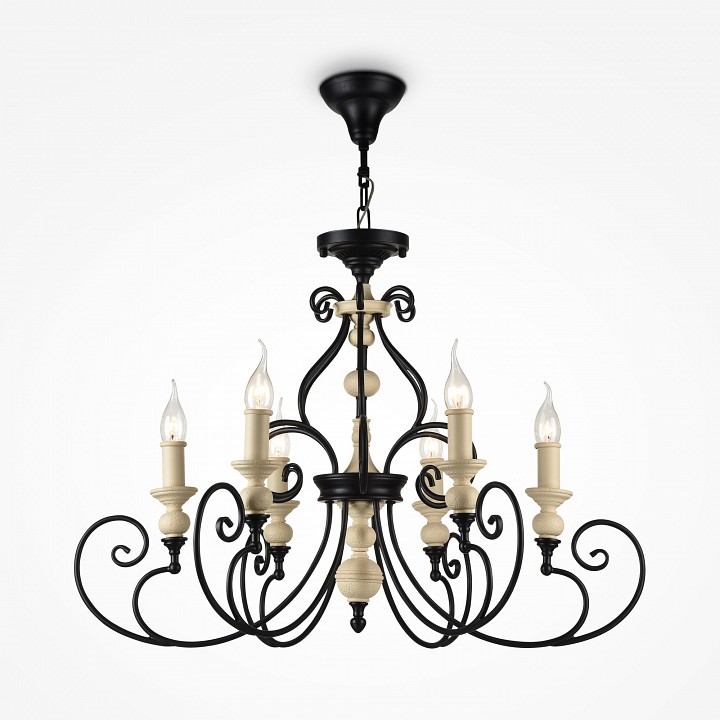 Подвесная люстра maytoni karina h631-pl-06-b