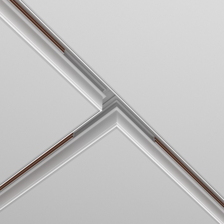 Соединитель t-образный для треков встраиваемых maytoni accessories for tracks exility tra034ct-42.12w