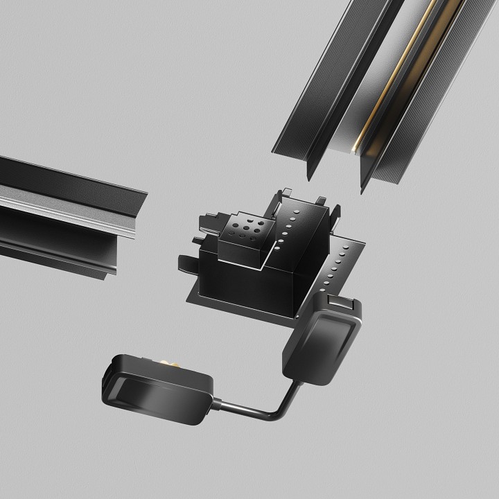 Соединитель гибкий для треков maytoni accessories for tracks radity tra084cpc-b-12
