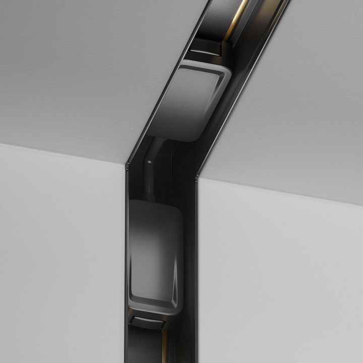 Соединитель угловой внутренний для треков встраиваемых maytoni accessories for tracks radity tra084ct-12b