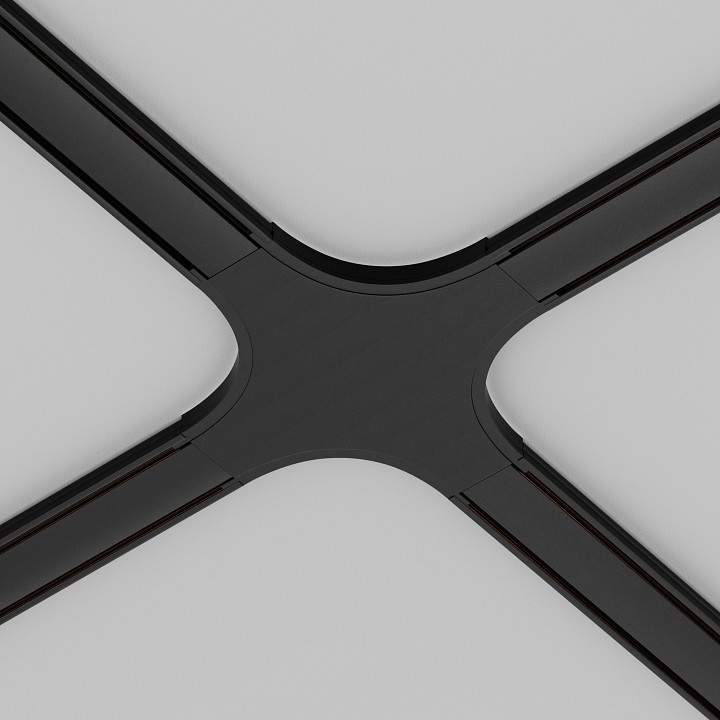 Соединитель x-образный для треков накладных maytoni accessories for tracks radity tra084cx-11b