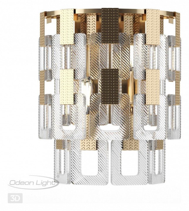 Накладной светильник odeon light buckle 4989/2w