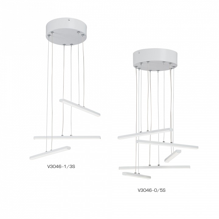 Подвесной светильник vitaluce v3046 v3046-0/5s