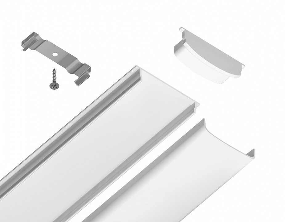 Профиль накладной гибкий ambrella light gp gp1600wh