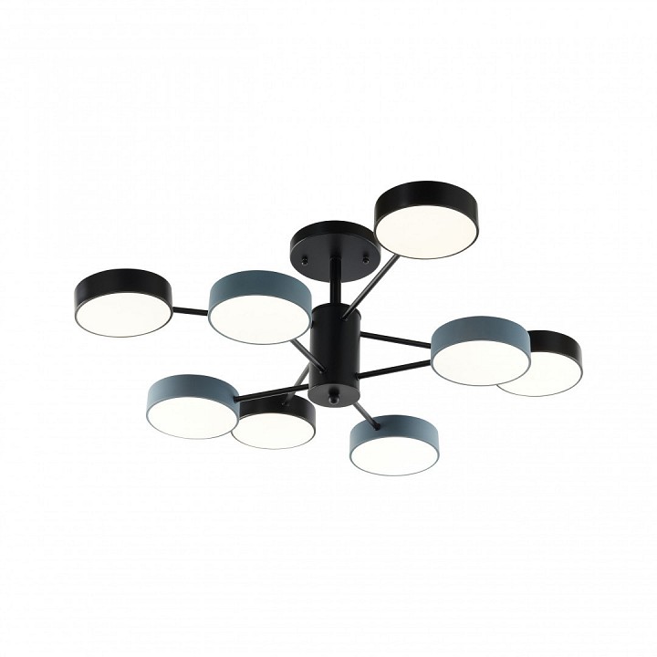 Люстра на штанге arte milano ferrara 250906/8b bk/gr