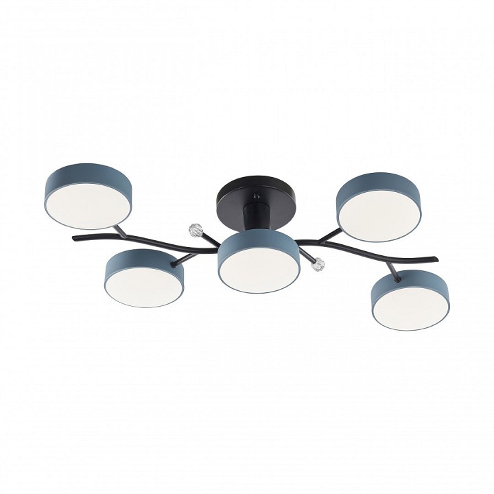 Потолочная люстра arte milano ferrara 256606/5 bk/gr