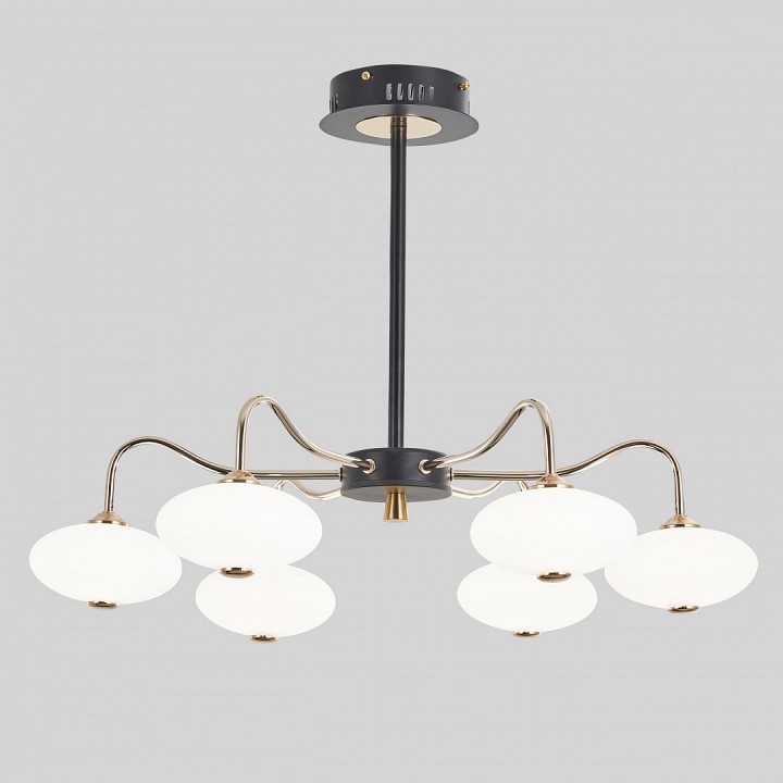 Люстра на штанге arte milano neapolis-73908 273908/6 bk/gd