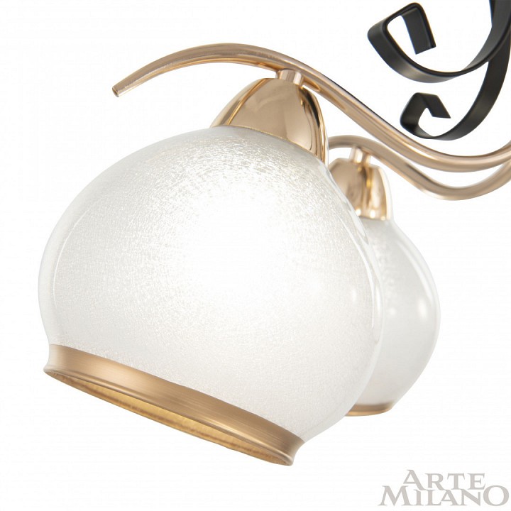 Потолочная люстра arte milano amalfi-323306 323306/5 fg+bk