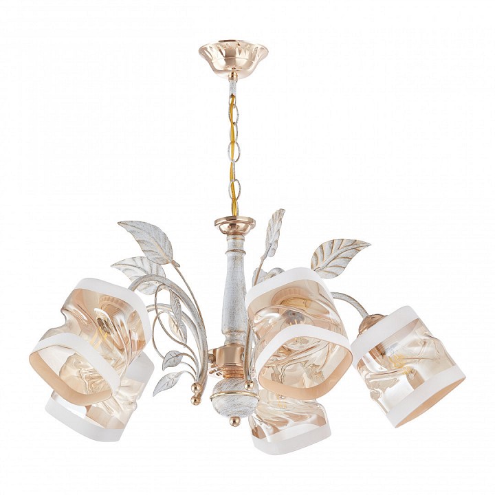 Подвесная люстра arte milano amalfi-3026 333026/5 wt+fgd