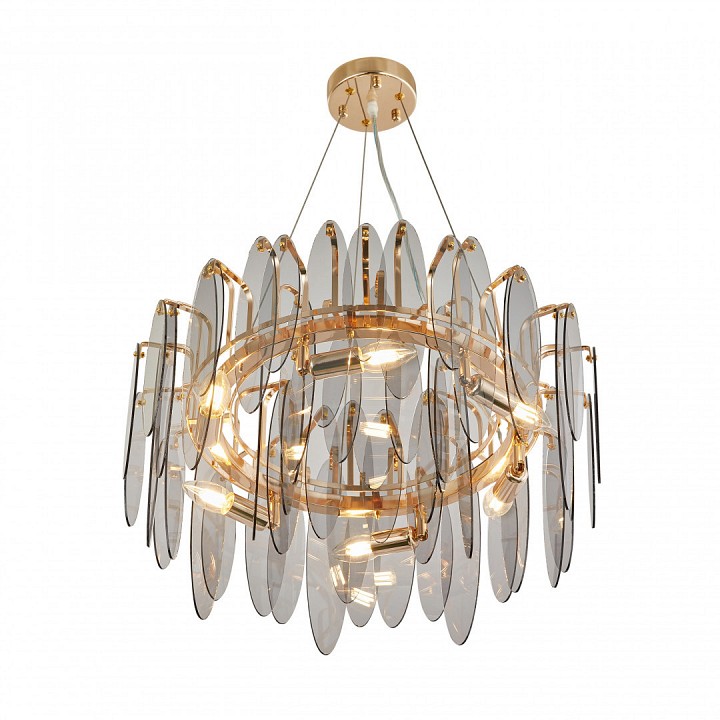 Подвесная люстра arte milano am-7753b 7753b.d600.h300.e14.6 g