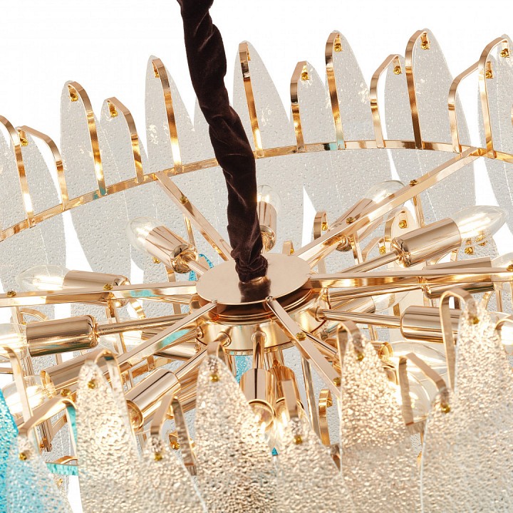 Подвесная люстра arte milano am-7753b 8763b.d800.h750.e14.19 g