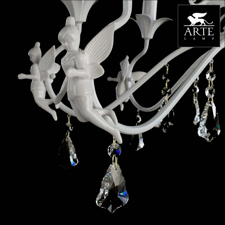Подвесная люстра arte lamp angelina a5349lm-8wh