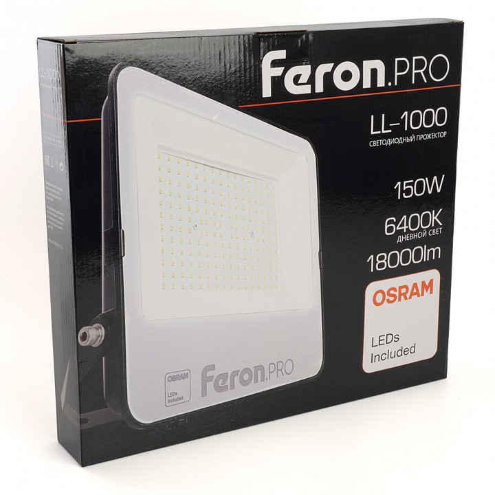Настенно-потолочный прожектор feron ll-1000 41542