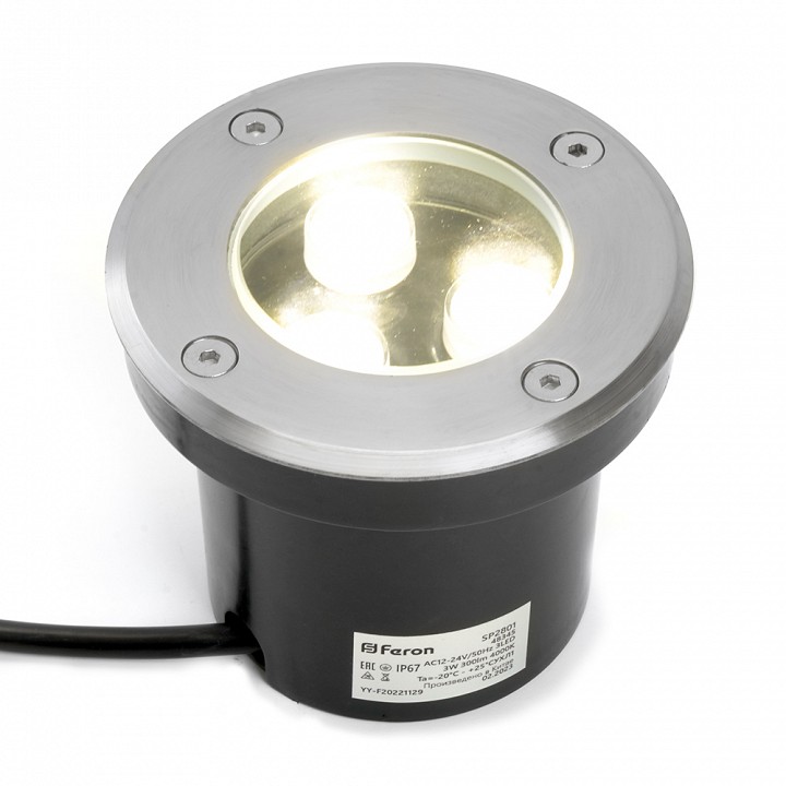 Встраиваемый в дорогу светильник feron sp2801 48345