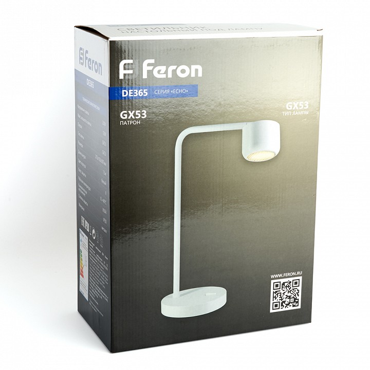 Настольная лампа офисная feron de365 48405