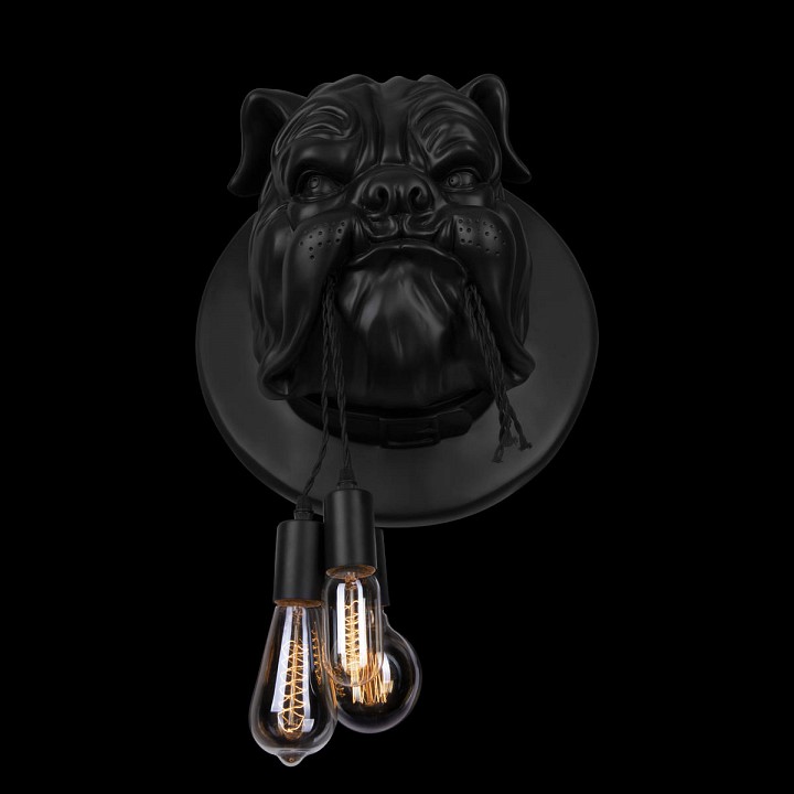 Бра loft it bulldog 10177 black