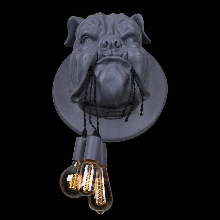 Бра loft it bulldog 10177 grey