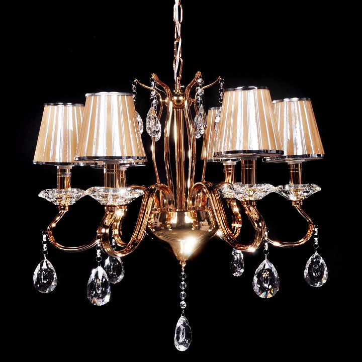 Подвесная люстра lumina deco finezzia ldp 9267-6 gd