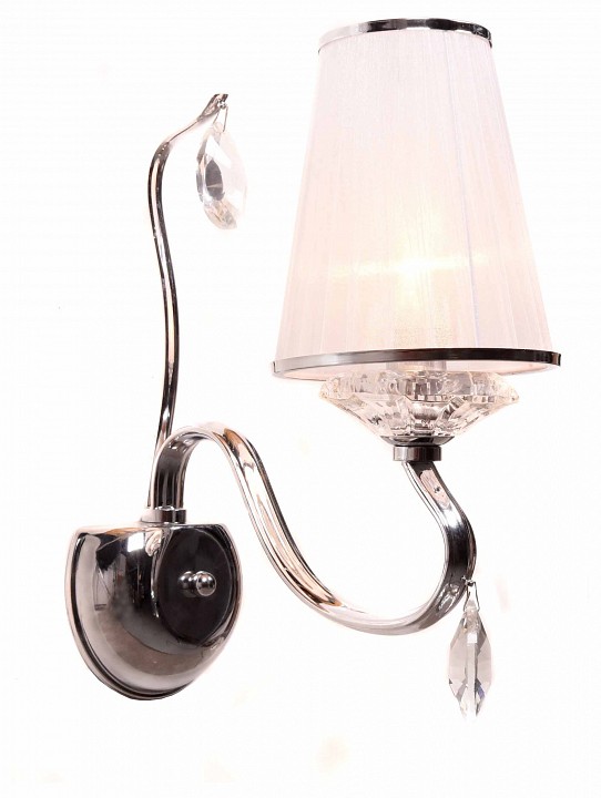 Бра lumina deco finezzia ldw 9267-1 chr