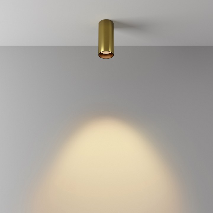 Накладной светильник maytoni focus led c056cl-l12w2.7k-w-bs