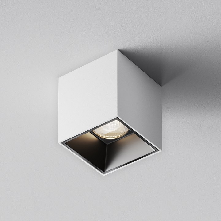 Накладной светильник maytoni alfa led c064cl-5w4k-sq-wb