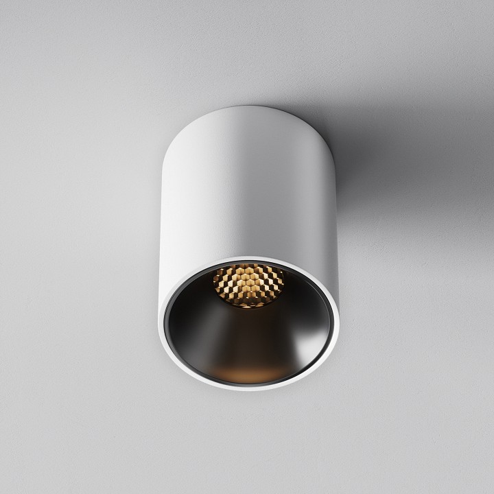 Накладной светильник maytoni alfa led c064cl-8w2.7k-rd-wb