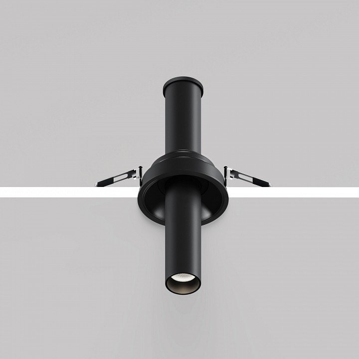Встраиваемый светильник maytoni focus t c140rs-l200-7w4k-b