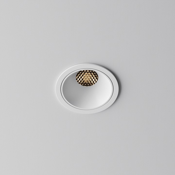 Встраиваемый светильник maytoni alfa led dl043-01-10w3k-rd-w-1