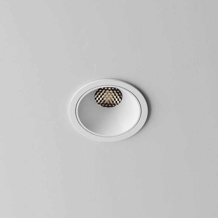 Встраиваемый светильник maytoni alfa led dl043-01-10w4k-rd-w-1