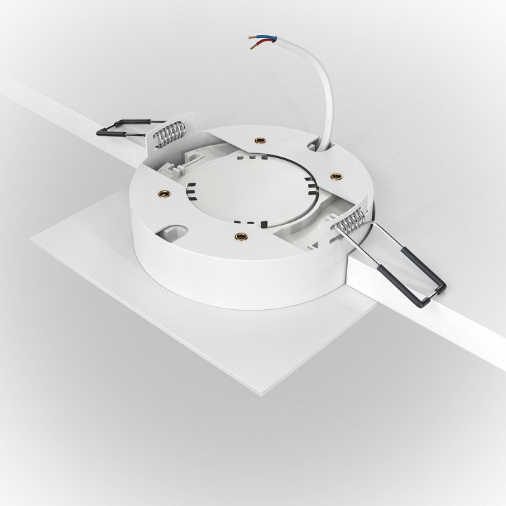 Встраиваемый светильник maytoni hoop dl086-gx53-sq-ws